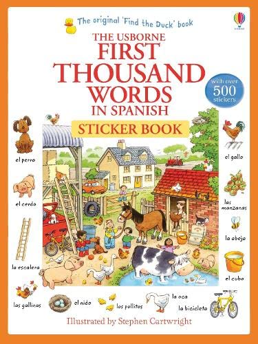 Stock image for First Thousand Words in Spanish Sticker Book (First Thousand Words Sticker Book) for sale by WorldofBooks