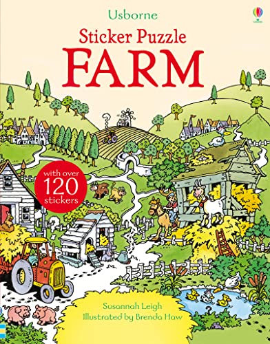 Beispielbild fr Sticker Puzzle Farm (Sticker Puzzles) zum Verkauf von AwesomeBooks