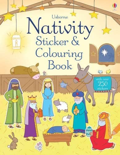 9781409585848: Nativity Sticker and Colouring Book