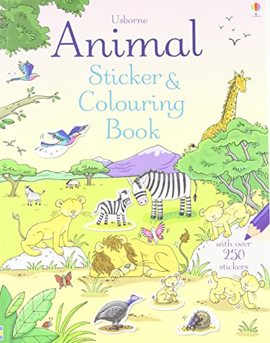 9781409585862: Animal Sticker and Colouring Book: 1