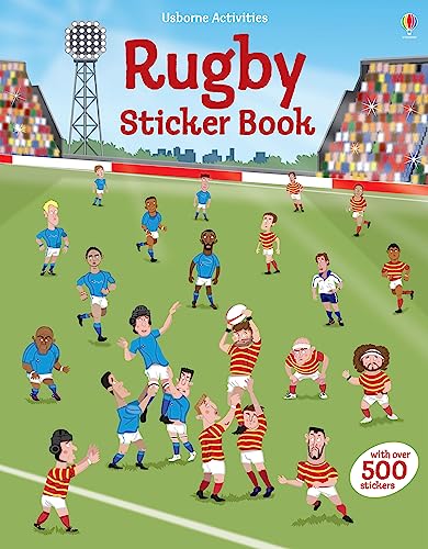 Beispielbild fr Rugby Sticker Book (Usborne Activity Books) (Sticker Books) zum Verkauf von WorldofBooks