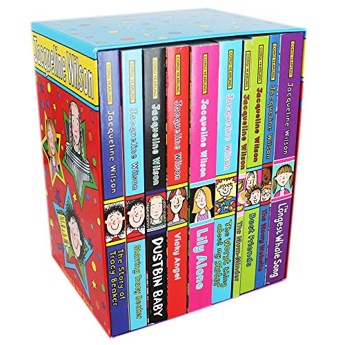 Stock image for Jacqueline Wilson 10 books collection Set Pack (The Story Of Tracy Beaker, Starring Tracy Beaker, Dustbin Baby, Vicky Angel, Lily Alone, The Worst Thing About My Sister, The Mum-Minder, The Worry Wesite, Best Friends,The Longest Whale Song) for sale by Reuseabook