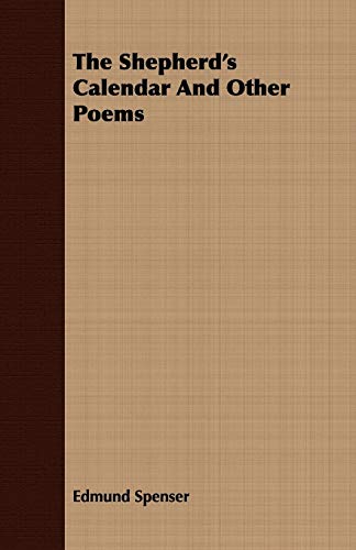 The Shepherd's Calendar and Other Poems (9781409791201) by Spenser, Edmund