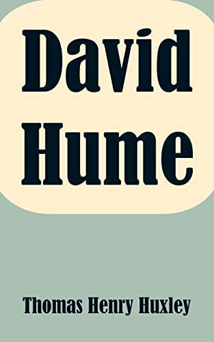 David Hume (9781410208644) by Huxley, Thomas Henry