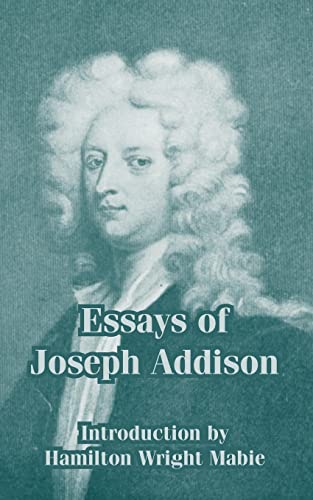 9781410212641: Essays of Joseph Addison