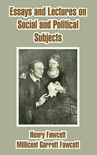 Imagen de archivo de Essays and Lectures on Social and Political Subjects a la venta por Lucky's Textbooks