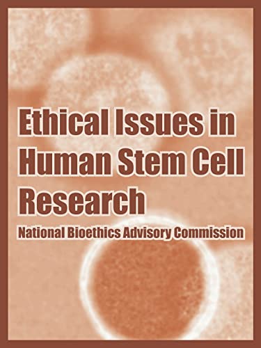 Beispielbild fr Ethical Issues in Human Stem Cell Research zum Verkauf von Buchpark