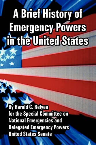 Stock image for Brief History of Emergency Powers in the United States, A for sale by Chiron Media