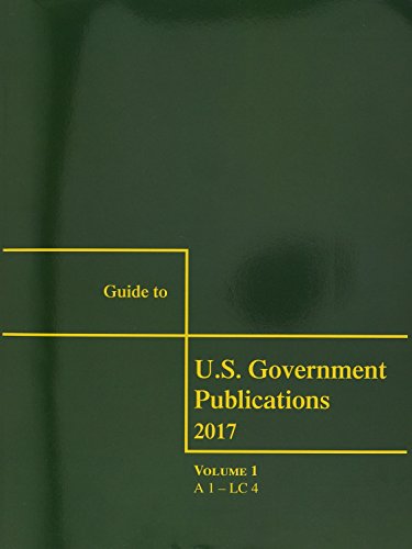 9781410313454: Guide to U.S. Government Publications 2017: 3 Volume Set