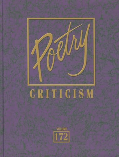 9781410314352: Poetry Criticism: Criticism of the Works of the Most Significant Ans Widely Studied Poets of World Literature