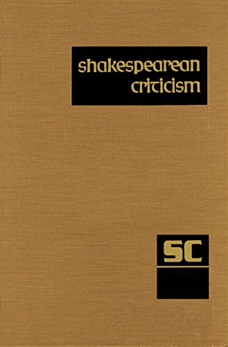 9781410315403: Shakespearean Criticism: Criticism of William Shakespeare's Plays and Poetry, from the First Published Appraisals to Current Evaluations