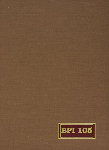 9781410317964: Bookman's Price Index: A Guide to the Values of Rare and Other Out of Print Books: A Guide to the Values of Rate and Other Out of Print Books: 105