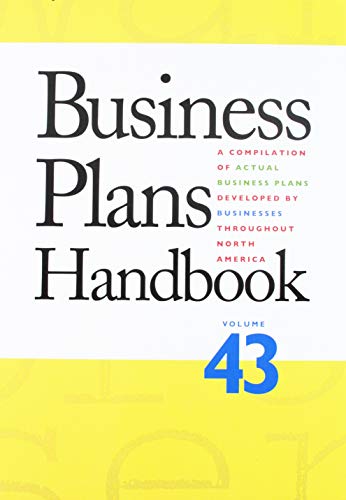 Beispielbild fr Business Plans Handbook: A Compilation of Business Plans Developed by Individuals Throughout North America (Buisness Plans Handbook) zum Verkauf von Buchpark