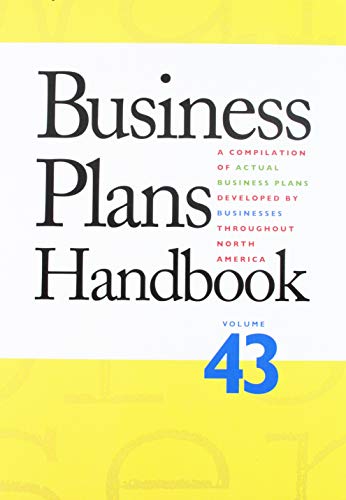 Imagen de archivo de Business Plans Handbook: A Compilation of Business Plans Developed by Individuals Throughout North America a la venta por Buchpark