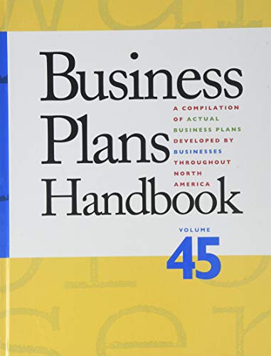 Beispielbild fr Business Plans Handbook: A Compilation of Business Plans Developed by Individuals Throughout North America (Buisness Plans Handbook) zum Verkauf von Buchpark