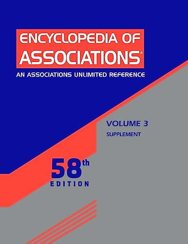 Stock image for Encyclopedia of Associations: National Organizations of the U.s.: Vol 3 for sale by Revaluation Books