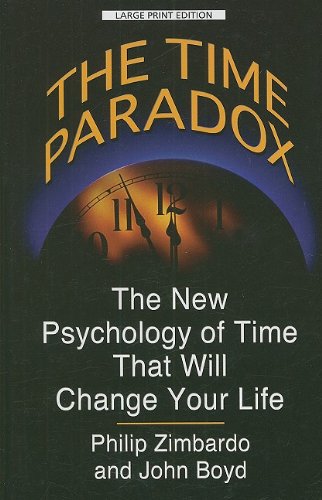 Stock image for The Time Paradox : The New Psychology of Time That Will Change Your Life for sale by Better World Books: West