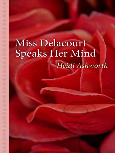 Stock image for Miss Delacourt Speaks Her Mind (Thorndike Gentle Romance) - Large Print for sale by Library House Internet Sales