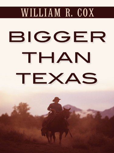 Beispielbild fr Bigger Than Texas (Thorndike Western I) zum Verkauf von Reuseabook