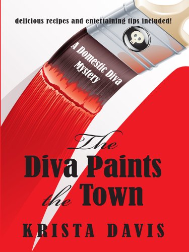 9781410427120: The Diva Paints the Town (Wheeler Publishing Large Print Cozy Mystery)