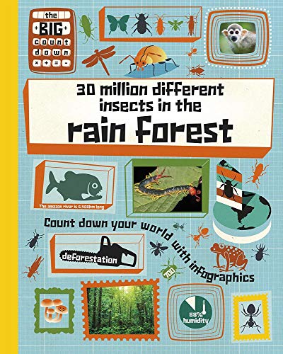 Imagen de archivo de 30 Million Different Insects in the Rainforest (The Big Countdown) a la venta por HPB-Ruby