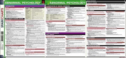 9781411400528: Abnormal Psychology SparkCharts by SparkNotes Editors (1990) Pamphlet