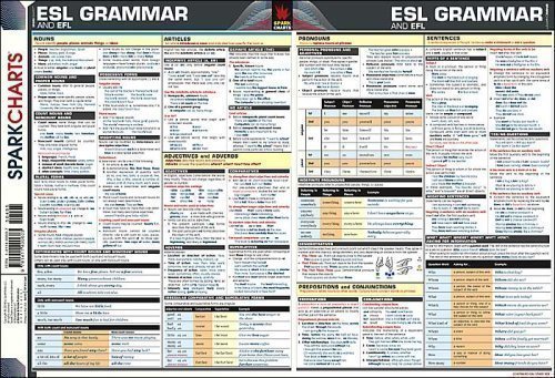 9781411400603: ESL-EFL Grammar SparkCharts