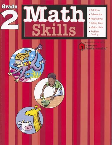 Stock image for Math Skills: Grade 2 (Flash Kids Harcourt Family Learning) for sale by Gulf Coast Books