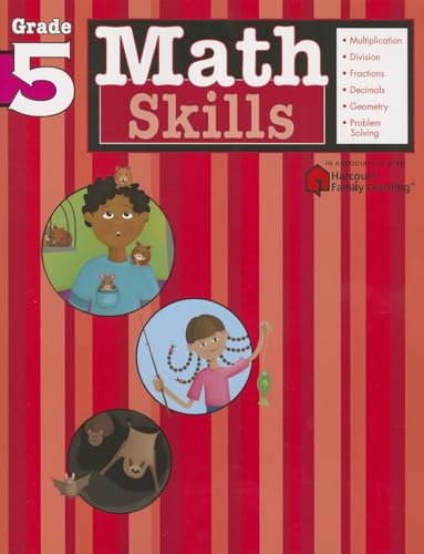 Stock image for Math Skills: Grade 5 (Flash Kids Harcourt Family Learning) for sale by Orion Tech