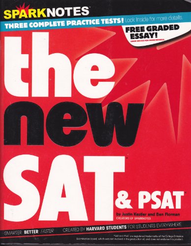 Imagen de archivo de SparkNotes Guide to the new SAT & PSAT (SparkNotes Test Prep) (SparkNotes Test Prep) a la venta por Majestic Books