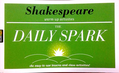 Beispielbild fr Shakespeare Warm up Activities (The Daily Spark) zum Verkauf von Better World Books: West