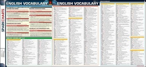 Stock image for English Vocabulary SparkCharts for sale by HPB-Diamond