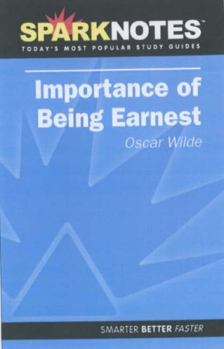 Beispielbild fr The Importance of Being Earnest (SparkNotes Literature Guide) (SparkNotes Literature Guide Series) zum Verkauf von Wonder Book