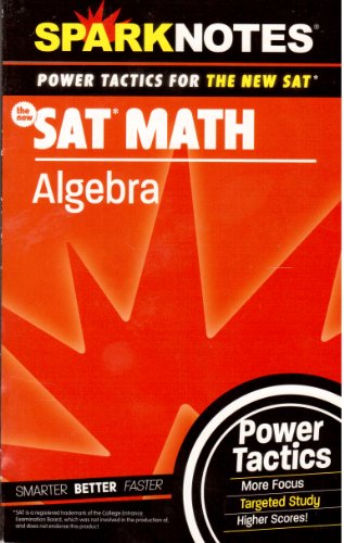 Beispielbild fr SAT Math : Algebra zum Verkauf von Better World Books