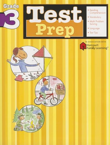 Beispielbild fr Test Prep: Grade 3 (Flash Kids Harcourt Family Learning) zum Verkauf von Blackwell's