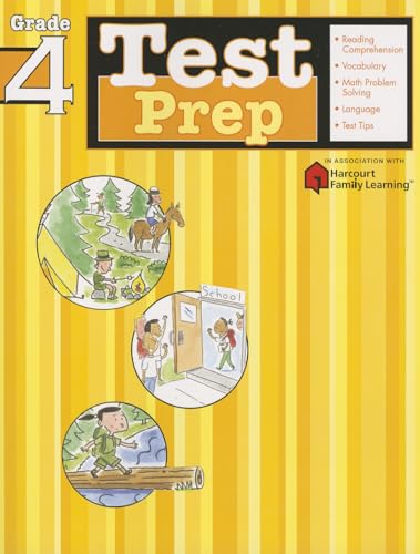 Stock image for Test Prep: Grade 4 (Flash Kids Harcourt Family Learning) for sale by ThriftBooks-Atlanta