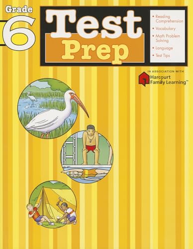 Imagen de archivo de Test Prep: Grade 6 (Flash Kids Harcourt Family Learning) a la venta por Orion Tech