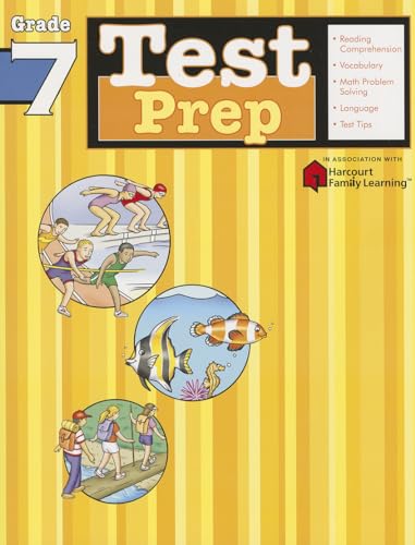 Stock image for Test Prep: Grade 7 (Flash Kids Harcourt Family Learning) for sale by SecondSale