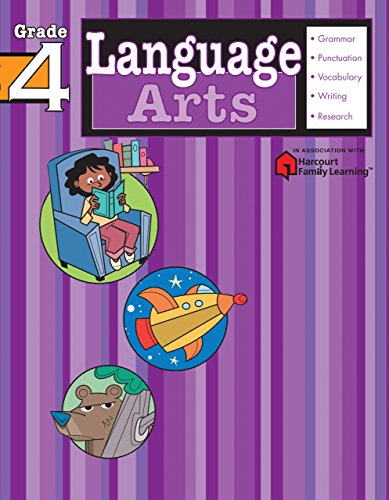 Beispielbild fr Language Arts: Grade 4 (Flash Kids Harcourt Family Learning) zum Verkauf von Wonder Book