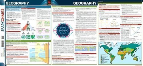Beispielbild fr Geography SparkCharts zum Verkauf von Wonder Book