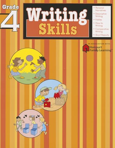 Imagen de archivo de Writing Skills: Grade 4 (Flash Kids Harcourt Family Learning) a la venta por Better World Books