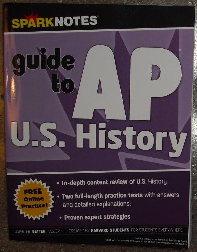 Imagen de archivo de Sparknotes Guide to AP U.S. History a la venta por SecondSale