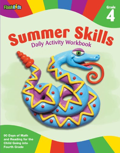 Beispielbild fr Summer Skills Daily Activity Workbook: Grade 4 (Flash Kids Summer Skills) zum Verkauf von Off The Shelf