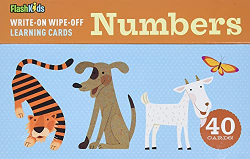 Beispielbild fr Write-On Wipe-Off Learning Cards: Numbers zum Verkauf von Goodbookscafe