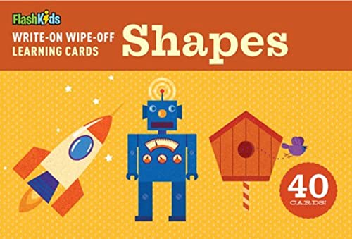 Write-On Wipe-Off Learning Cards: Shapes (9781411463417) by Flash Kids Editors