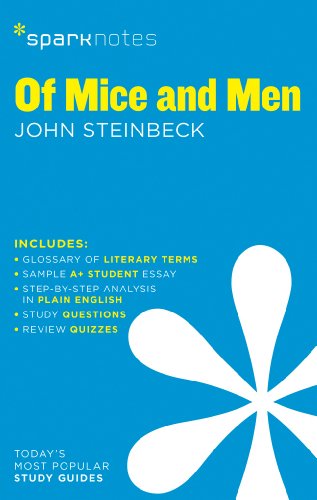 Stock image for Of Mice and Men by John Steinbeck (SparkNotes Literature Guide) for sale by WorldofBooks