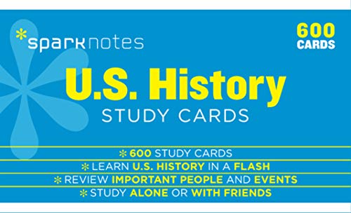 Beispielbild fr U.S. History SparkNotes Study Cards, 600 Cards (Volume 19) zum Verkauf von BooksRun