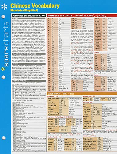 Imagen de archivo de Chinese Vocabulary: Mandarin (Simplified) SparkCharts (Volume 11) a la venta por Books-FYI, Inc.