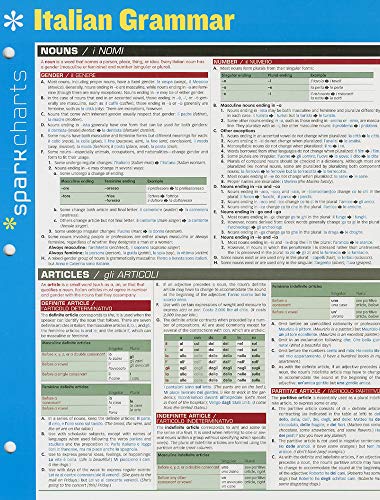 Beispielbild fr Italian Grammar Sparkcharts zum Verkauf von PBShop.store US