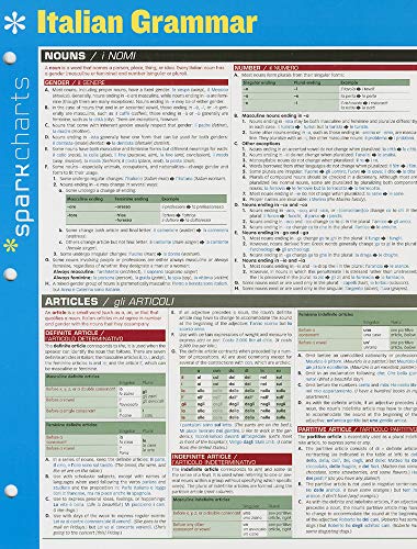 Stock image for Italian Grammar Sparkcharts for sale by PBShop.store US